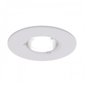 Ansell Lighting AEFRD/MW Edge Matt White GU10 Fire Rated Downlight Ultra Slim Bezel Profile 50W 90x99mm