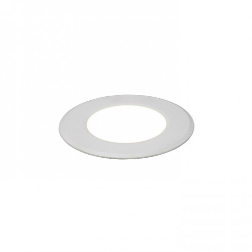 Ansell Lighting ALODLED/95/WW Bexar Polycarbonate White Lodi LED Slim 3000K Downlight IP20 8W 28x120mm