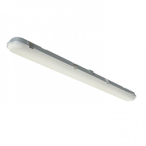 Ansell Lighting ATORPLED2X5/MWS/M3 Tornado Pro Grey Polycarbonate LED 4000K Microwave M3 Luminaire Non-Corrosive IP65 c/w Driver 61W 6314lm 230V 1565x960mm