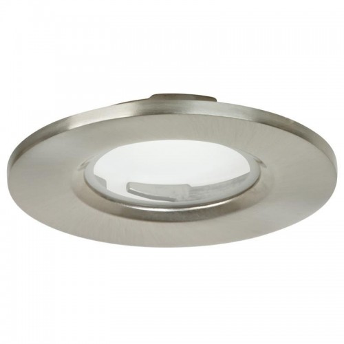 Aurora Lighting AU-BZ600SN mPro Satin Nickel Fixed Downlight Bezel IP65 Dia: 88mm
