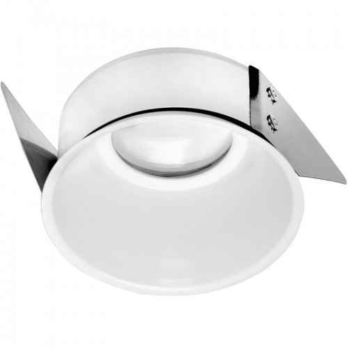 Aurora Lighting AU-BZ605W White Alumnium Fixed Slimtrim Baffle Downlight Bezel Dia: 90mm