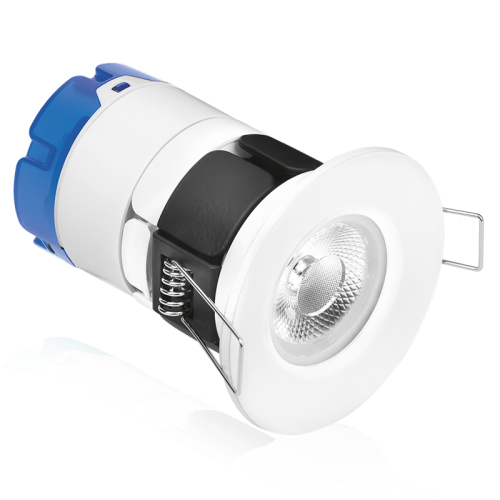 Aurora Lighting AU-MPRO1A/30 3000K LED Fixed Fire Rated Non-Dimmable Downlight IP65 6W 220-240V