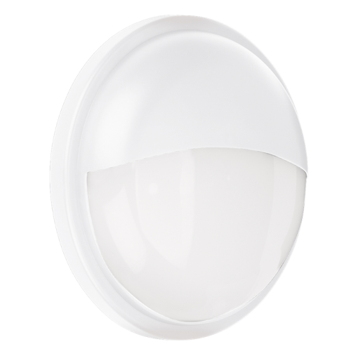 Aurora Lighting EN-BZE115W White Polycarbonate Bulkhead Eyelid Bezel 167mm