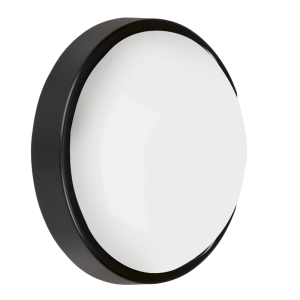 Aurora Lighting EN-BZ120BLK Black Polycarbonate Bulkhead Round Bezel 221mm
