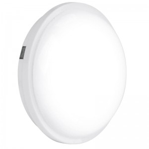 Aurora Lighting EN-BH130/40 White Polycarbonate Round LED c/w Opal Diffuser Bulkhead 4000K IP65 30W 240V