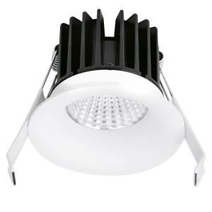 Aurora Lighting EN-DLB072DV/30 White LED Fixed Baffled Integrated Downlight 1-10V Dimmable 3000K 7W 240V 20mm