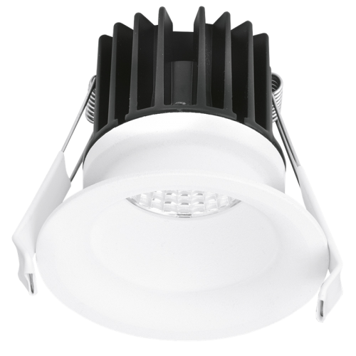 Aurora Lighting EN-DLB101DDA/40 White LED Fixed Baffled Integrated Downlight DALI Dimmable 4000K 10W 240V 10mm