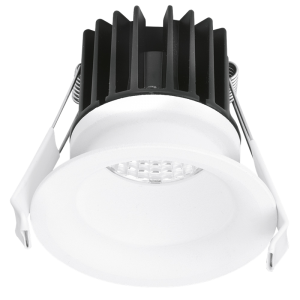 Aurora Lighting EN-DLB101DV/30 White LED Fixed Baffled Integrated Downlight 1-10V Dimmable 3000K 10W 240V 10mm