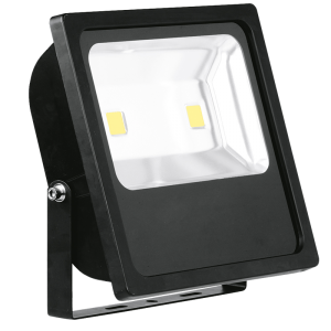 Aurora Lighting EN-FL100A/40 Black Adjustable LED IP65 Floodlight 4000K 100W 240V
