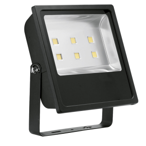 Aurora Lighting EN-FL300A/40 Black Adjustable LED IP65 Floodlight 4000K 300W 240V