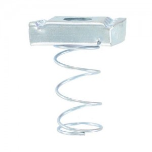 Deligo CNLM10 Plated Steel Long Spring Channel Nut Thread: M10 - Priced Individually