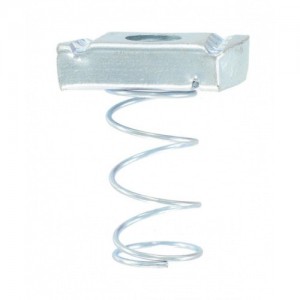 Deligo CNLM6 Plated Steel Long Spring Channel Nut Thread: M6 - Priced Individually
