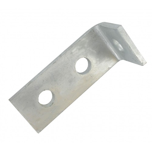 Deligo D503 Galvanised Steel 2 + 1 Hole 90° Angle Bracket For Steel Channel 90mm x 57mm