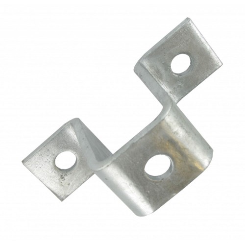 Deligo D516 Galvanised Steel 1 + 1 +1 U (Top Hat) Bracket For 82mm Steel Channel