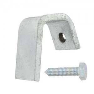 Deligo D850 Galvanised Steel Small Beam Clamp With Cone Point Screw For Steel Channel