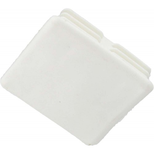 Deligo DC950W White Plastic 41mm Channel End Cap
