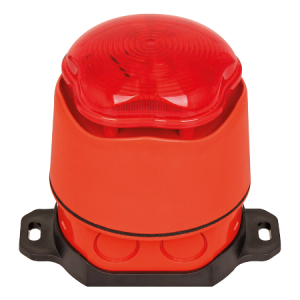 ESP CB-1RIP66 MAGFIRE Red Round Conventional Waterproof Sounder & Strobe With Red Lens IP66 89dBA - 110dBA