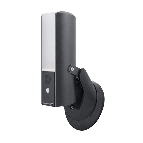 ESP GUARDCAMDECOBLK GuardCam Deco Black App Controlled Security Camera & External LED Security Wall Light With PIR + Warm White 3000K LEDs IP55 240V