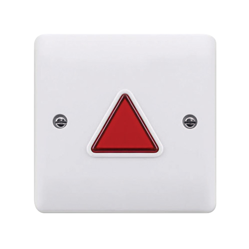 ESP UDTALBM White Disabled Toilet Alarm Light and Buzzer Module With LED & Audible Alert 80dB