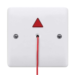 ESP UDTAPCM White Disabled Toilet Alarm Pullcord Module With Handles & LED Alert