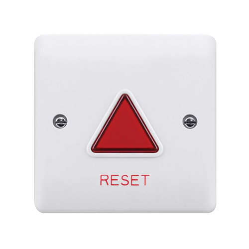 ESP UDTAREM White Disabled Toilet Alarm Reset Module With LED & Audible Alert