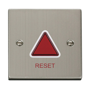 ESP UDTAREMSS Stainless Steel Disabled Toilet Alarm Reset Module With LED & Audible Alert