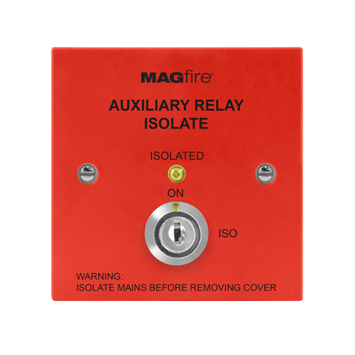 ESP MAGAUXISORP MAGFIRE Red Square Conventional Auxilliary Isolation Key Switch