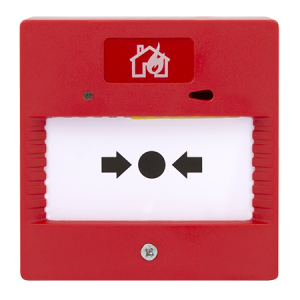 ESP MAGDUOCPIP65 MAGDUO Red Bi-Wire Weatherproof Resettable Surface Call Point With Base IP65