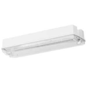 Aurora Lighting EN-EMBH White IP65 Manual Test Emergency LED Bulkhead With Daylight White LEDs