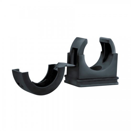 Flexicon FCL21B Type FCL Black Nylon Corrugated Conduit Clip With Integral Lid (Pack Size 10) DiaØ: 21mm