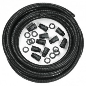ESR 20mm Flexible Black Conduit Contractor Pack - 10m With 10 Glands & Locknuts