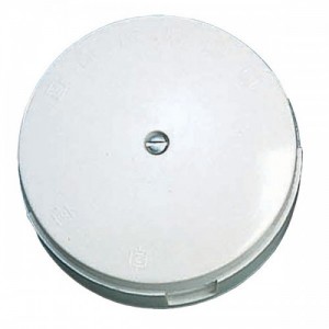 BG Electrical 603W White 3 Terminal Selective Entry Junction Box 30A DiaØ: 89mm / 3½ Inches