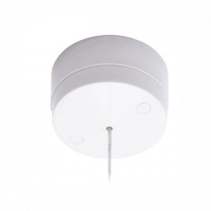 BG Electrical 801 White T2-Rated 1 Way Ceiling Switch With 1.5m Pullcord 6A