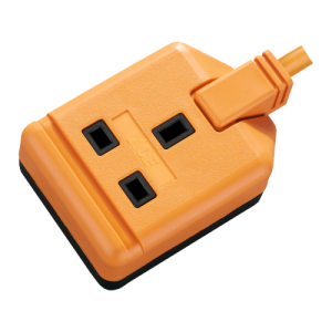 BG Electrical EXS13110O Permaplug Orange Rubber 1 Gang Heavy Duty Extension Lead With 10m Lead & 3-Pin Rubber Plug 13A BG Electrical EXS13110O Permaplug Orange Rubber 1 Gang Heavy Duty Extension Lead With 10m Lead & 3-Pin Rubber Plug 13A
