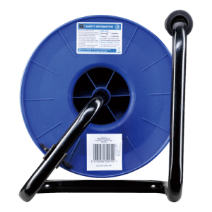 BG Electrical LDCC2513/4BL Masterplug Blue/Black 4 Gang Open Cable Reel With 25m Lead & 3-Pin Plug 13A