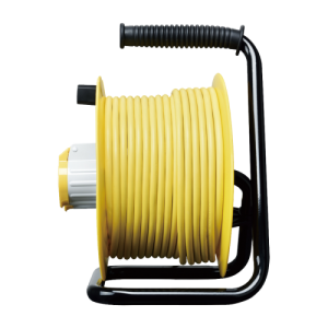 BG Electrical LVCT2516/2 Masterplug Yellow Open Cable Reel With Yellow Arctic Cable, 2 x 16A Sockets & 16A Plug 110V Length : 25m