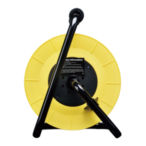 BG Electrical LVCT2516/2 Masterplug Yellow Open Cable Reel With Yellow Arctic Cable, 2 x 16A Sockets & 16A Plug 110V Length : 25m