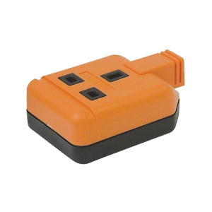 BG Electrical ELS13O Permaplug Orange Rubber 1 Gang Heavy Duty Trailing Socket - Requires Wiring 13A