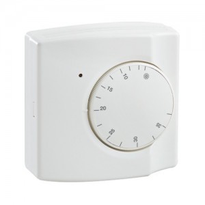 Greenbrook Electrical TH90-C White Mechanical Room Thermostat With Break On Rise Control 10A 240V Height: 83mm | Width: 83mm | Depth: 34mm