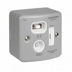 Greenbrook Electrical H92-MP PowerBreaker Metalclad Fused c/w RCD Connection Unit Passive 30mA