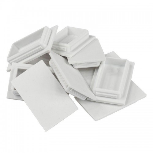 Lewden CUGR-4025 White Plastic Small Cable Grommets For Lewden Consumer Units (Pack Size 10) Length: 40mm | Width: 25mm