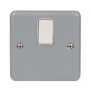 MK Electric K5212ALM Metalclad Plus DP Control Switch With Mounting Box 20A