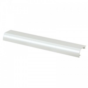 MK Electric VP110WHI Prestige 3D White PVC Curved Cover For Skirting / Dado Trunking Main Carrier Length: 3m
