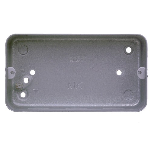 MK Electric 822ALM Grid Plus Aluminium 3 & 4 Gang Flush Box