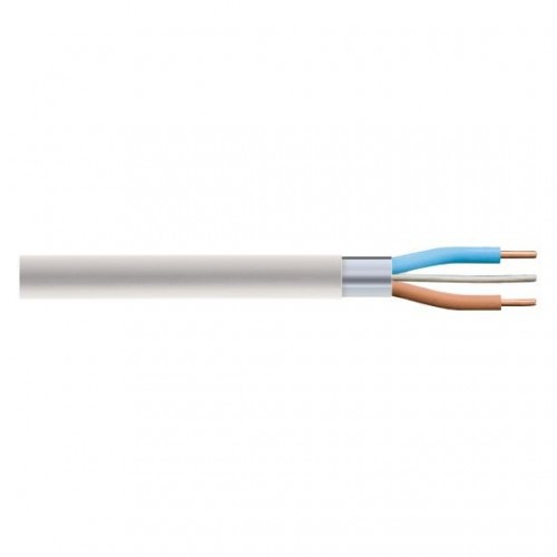 Prysmian FP200H15X2WHIC FP200 Gold White 2 Core + Earth Fire Resistant Cable 1.5mm 100m Reel