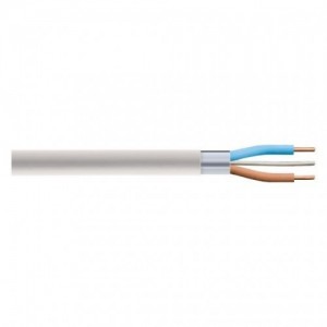 Prysmian FP200H25X2WHIC FP200 Gold White 2 Core + Earth Fire Resistant Cable 2.5mm 100m Reel
