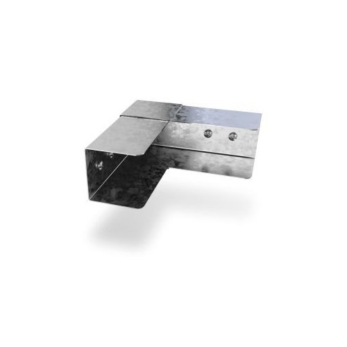 Trench LA90I Pre-Galvanised Steel Lighting Trunking 90° Internal Bend Width: 50mm | Height: 50mm