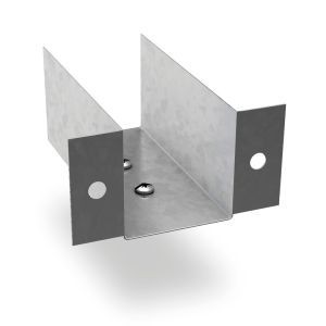 Trench LAOF Pre-Galvanised Steel Lighting Trunking Outlet Flange Width: 50mm | Height: 50mm
