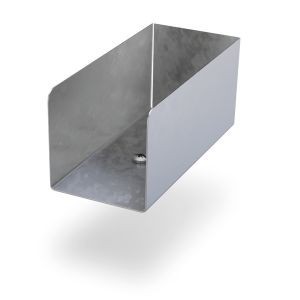 Trench LASE Pre-Galvanised Steel Lighting Trunking Stop End Width: 50mm | Height: 50mm