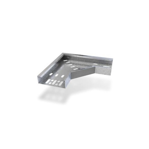 Trench MDT050FB Pre-Galvanised Medium Duty Cable Tray 90° Flat Bend Width: 50mm | Height: 25mm
